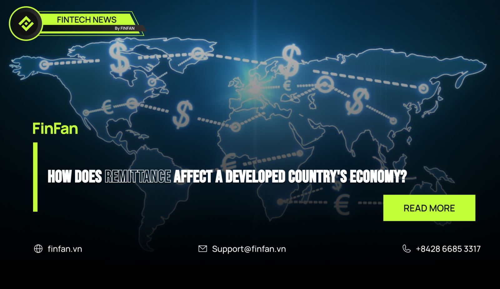 How does remittance affect a developed country's economy?