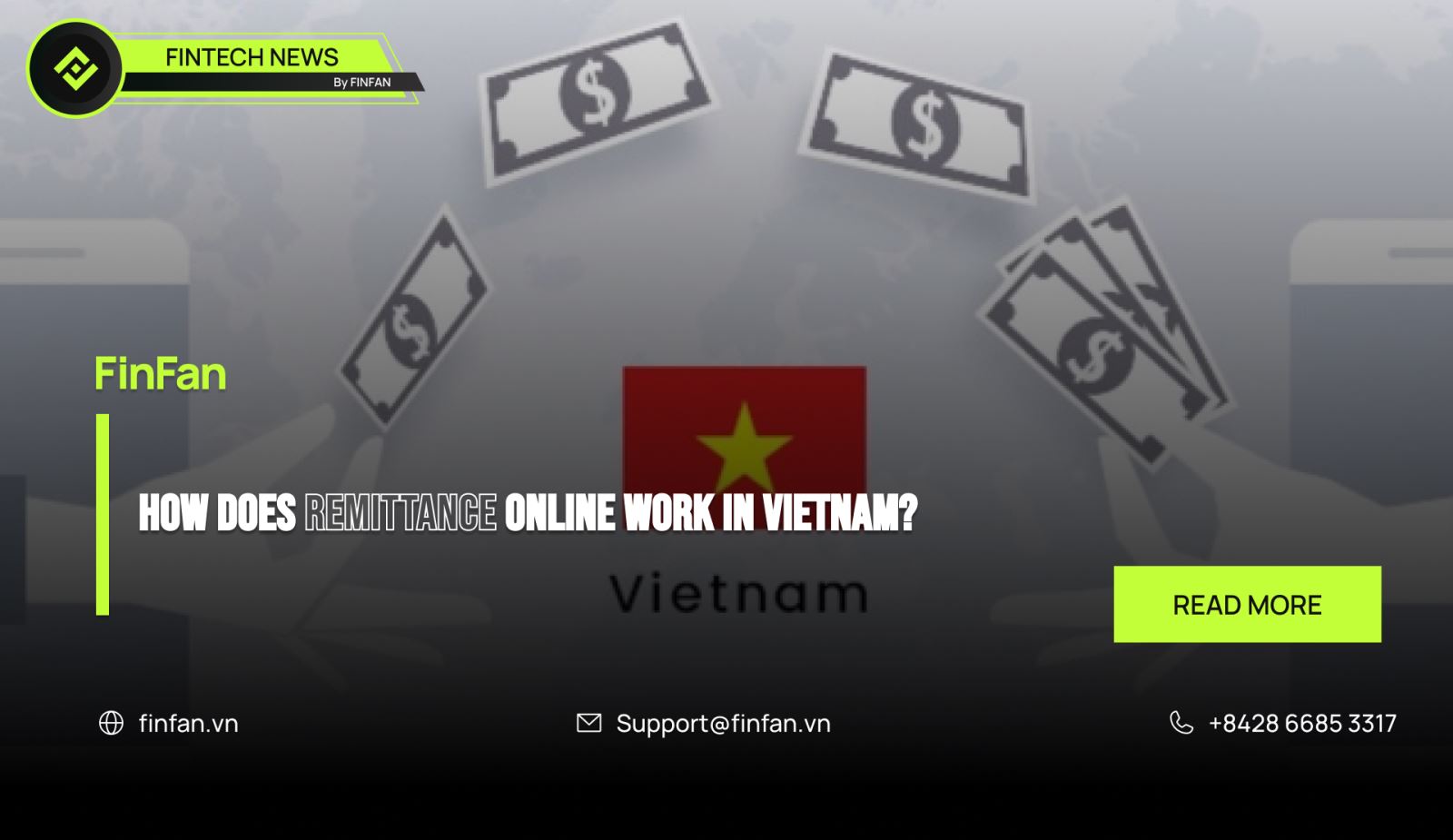 How does remittance online work in Vietnam?
