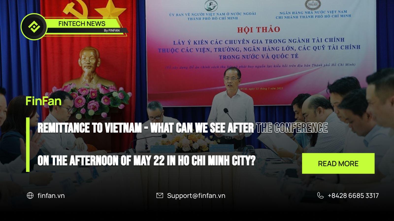 Remittances to Vietnam - What can we see after the conference on the afternoon of May 22 in Ho Chi Minh City?