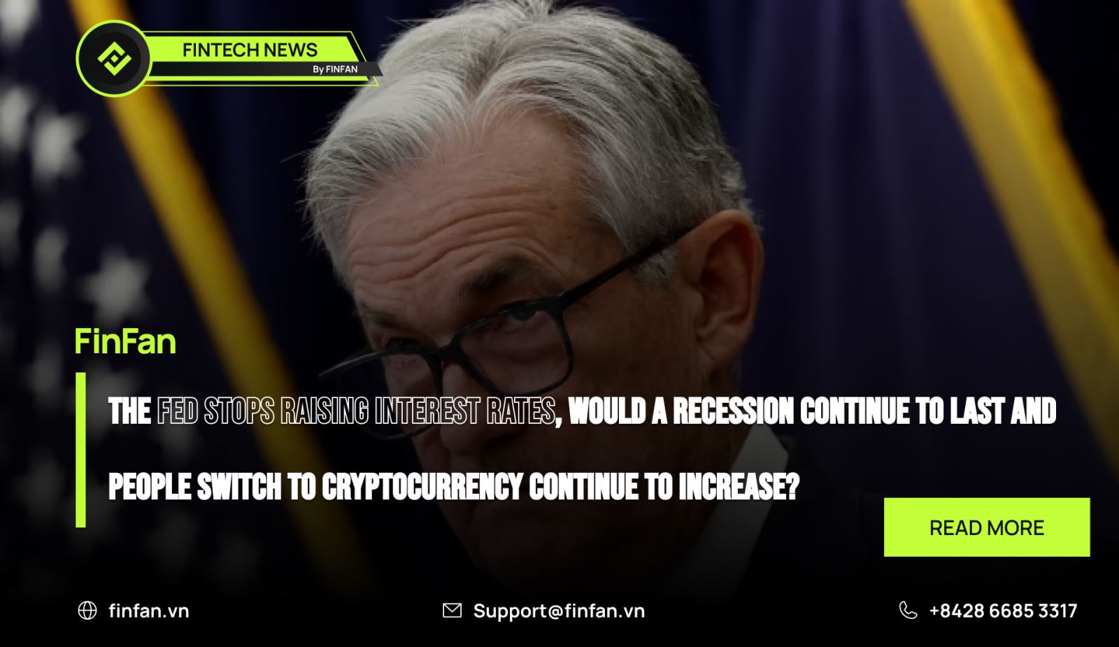 The Fed stops raising interest rates, would a recession continue to last and people switch to cryptocurrency continue to increase?